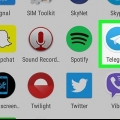 Ricerca canali su telegram su android