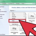 Installa i caratteri sul tuo pc