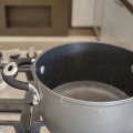 Preparazione del riso bollito