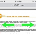 Leggi i pdf su un iphone