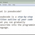 Scrivi pseudocodice