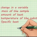 Calcola il calore specifico