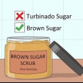 Usando lo scrub allo zucchero
