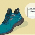 Scarpe sintetiche elastiche