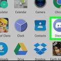 Chat vocale in un canale discord su android