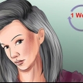Mantenimento dei capelli grigio argento