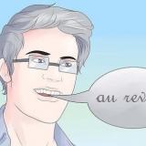 Dì addio in francese