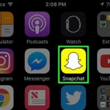 Elimina tutte le conversazioni snapchat