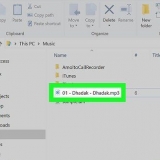 Invia file audio per e-mail