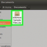 Estrazione di file in linux