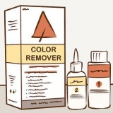 Rimozione della tintura per capelli biondi