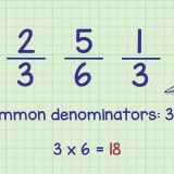 Ordina le frazioni per dimensione