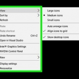 Blocca le icone del desktop