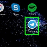 Trova i contatti in telegram su android