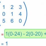 Trovare l'inversa di una matrice 3x3