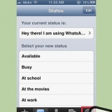 Modifica la dimensione del carattere su whatsapp