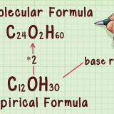 Determinazione della formula molecolare di una sostanza
