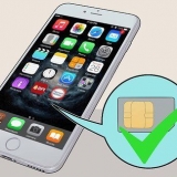 Rimozione della scheda sim da un iphone