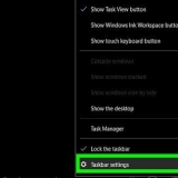 Nascondi la barra delle applicazioni in windows