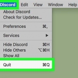 Rimuovi discord su pc o mac