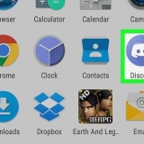 Elimina un messaggio in discord su un android