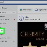 Invio di un messaggio da una pagina facebook
