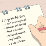 Fai una lista di gratitudine