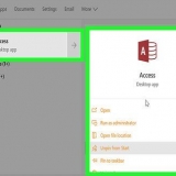 Crea un database con microsoft access