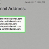 Scegli un indirizzo email
