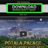 Riproduzione di una mappa utente in minecraft