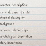Crea un profilo del personaggio dettagliato