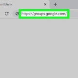 Crea un gruppo google
