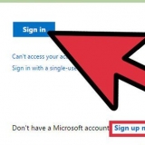 Crea un account hotmail