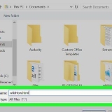 Converti un file html in word