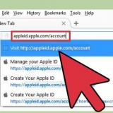 Crea un account icloud