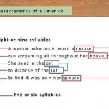 Scrivere un limerick