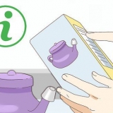 Usando un neti pot