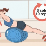 Utilizzo di una palla da ginnastica per la lombalgia