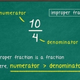 Semplificare una frazione impropria