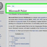 Crea un'icona in microsoft paint