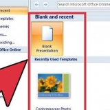 Crea una presentazione con powerpoint