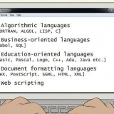 Imparare un linguaggio di programmazione