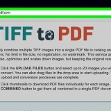 Converti un tiff in un pdf