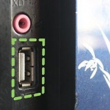 Utilizzando una chiavetta usb