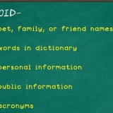 Crea una password che puoi facilmente ricordare