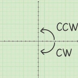 Ruota una forma matematica