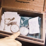 Indossa un orologio da tasca