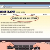 Apri un conto bancario svizzero