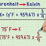 Converti fahrenheit in kelvin