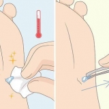Rimuovi il vetro dal tuo piede